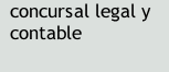 concursal legal y contable